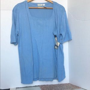 Tank top with sweater combo